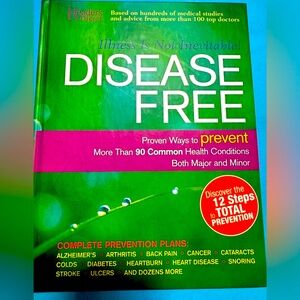 📚EXCELLENT BOOK❗️”DISEASE FREE” - PROVEN WAYS TO PREVENT 90 HEALTH CONDITIONS ❗️